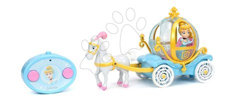 Vozila na daljinsko upravljanje - Autíčko na diaľkové ovládanie Rozprávkový kočiar Disney Princess RC Cinderella's Carriage Jada - 6