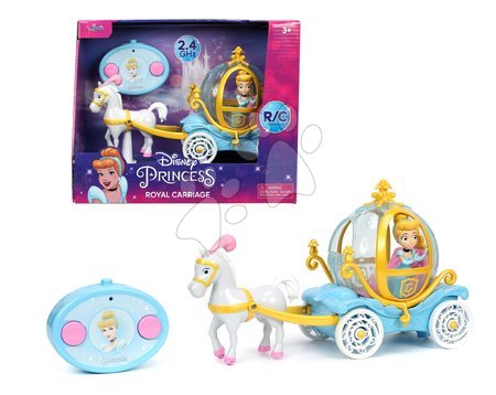 Vozila na daljinsko upravljanje - Autíčko na diaľkové ovládanie Rozprávkový kočiar Disney Princess RC Cinderella's Carriage Jada - 7