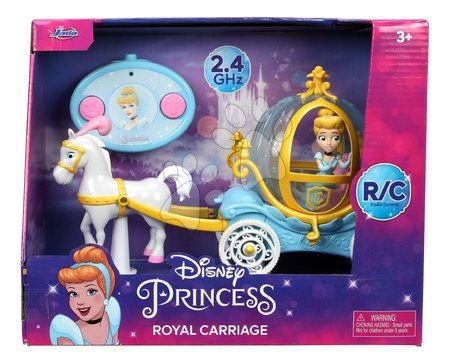 Vozila na daljinsko upravljanje - Autíčko na diaľkové ovládanie Rozprávkový kočiar Disney Princess RC Cinderella's Carriage Jada - 8