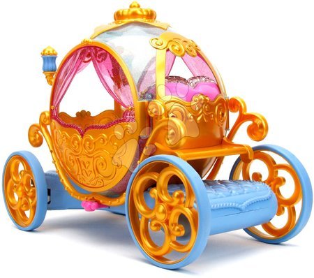 RC modely - Autíčko na diaľkové ovládanie kráľovský kočiar Disney Princess RC Carriage Jada - 10