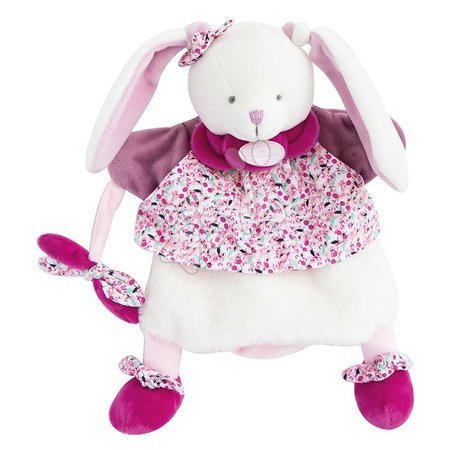 Plyšové hračky | Strana 11 - Plyšový zajíček na loutkové divadlo Bunny Hand Puppet Doudou et Compagnie