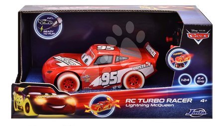 Távirányítós járművek - Távirányítós kisautó RC Cars Villám McQueen Turbo Glow Racers Jada - 2