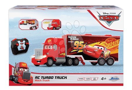 Távirányítós járművek - Távirányítós kisautó félpótkocsival RC Cars 3 Turbo Mack Truck Jada - 4