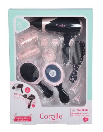 Tavolo trucco per bambini - Asciugacapelli Hairstyling set Les Trendies Corolle - 8