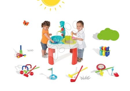 Set mobili da giardino per bambini  - Set tavolo Acqua&Sabbia 2in1 Smoby - 14