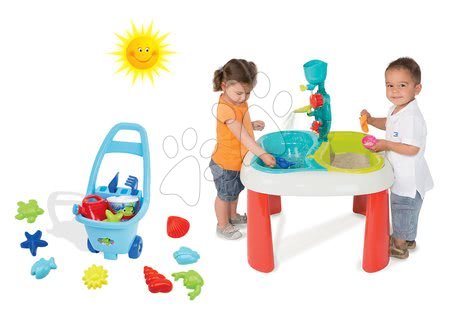 Set mobili da giardino per bambini  - Set tavolo Acqua&Sabbia 2in1 Smoby    - 17