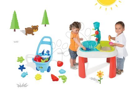 Set mobili da giardino per bambini  - Set tavolo Acqua&Sabbia 2in1 Smoby    - 16