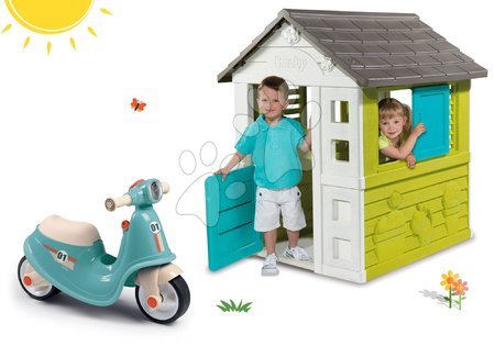 Hračky pre deti od 2 do 3 rokov - Set domček Pretty New Grey Smoby