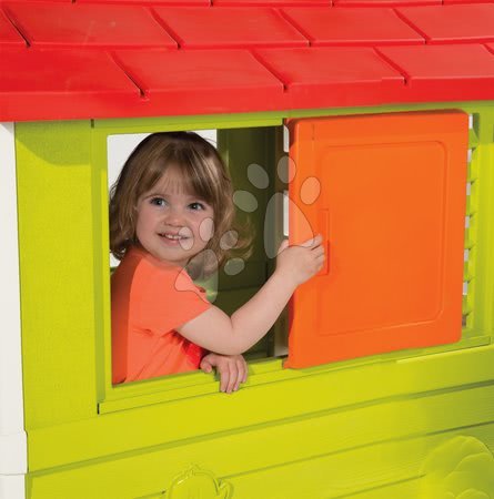 Cabanes avec toboggan pour enfants - Maison Nature Smoby - 7