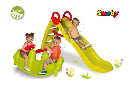 Scivoli con altalena - Set scivolo Toboggan Funny Smoby - 31