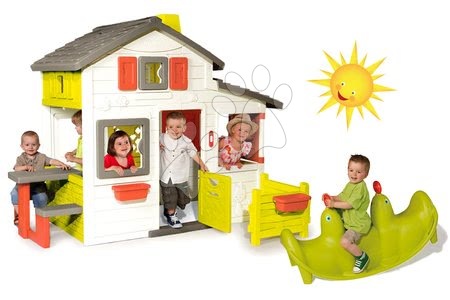 Case per bambini con altalena - Set casetta degli Amici Smoby  - 22