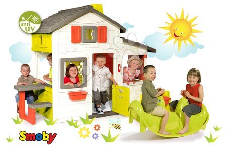 Case per bambini con altalena - Set casetta degli Amici Smoby  - 21