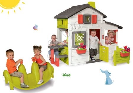 Case per bambini con altalena - Set casetta degli Amici Smoby  - 18