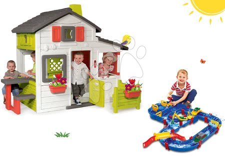 Játékok 3 - 6 éves gyerekeknek - Szett házikó Barátok Smoby