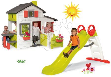 Cabanes avec toboggan - Maison de jeu des Amis Smoby - 32