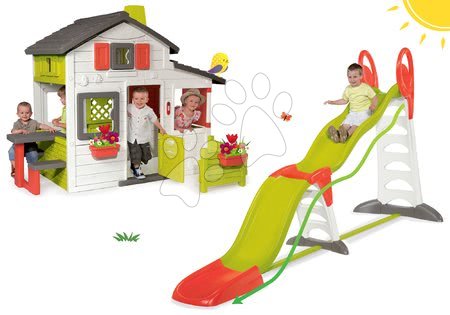 Case per bambini con scivolo - Set casetta Friends Smoby - 26