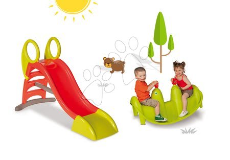 Slides with swing - Tobbogan KS Smoby Slide Set with a Length of 150 cm - 13