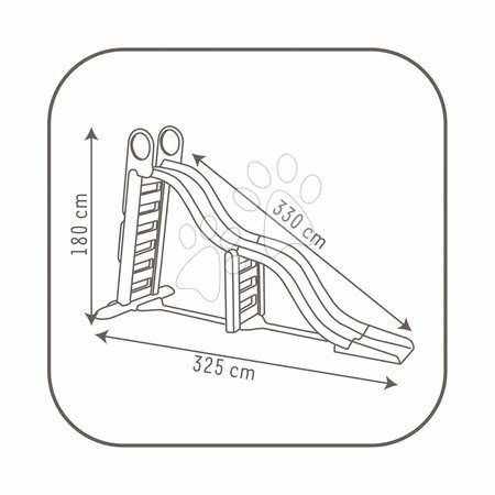 Csúszdák gyerekeknek  - Csúszda Megagliss 2in1 Smoby hossza 3,3/1,9 m - 4