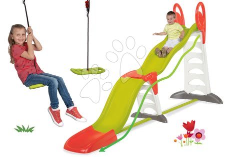 Scivoli con altalena - Set scivolo  Toboggan Super Megagliss 2in1 Smoby - 24