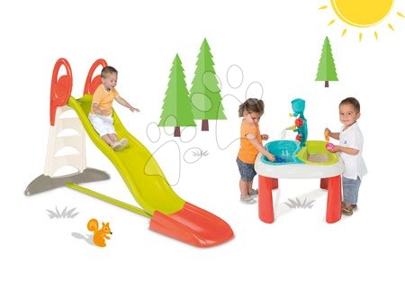 Scivoli con sabbiera - Set scivolo Toboggan XL Smoby lunghezza di 2,3 m - 28