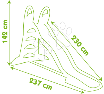 Csúszdák gyerekeknek  - Csúszda Toboggan XL Smoby hossza 230 cm  - 4