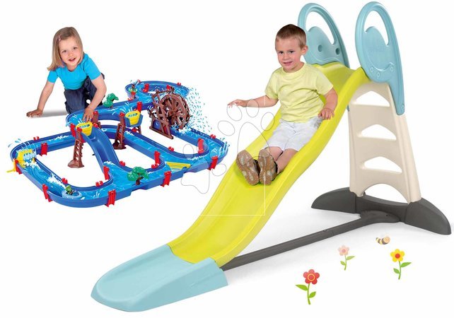 Sety od výrobce Smoby | Strana 21 - Set skluzavka Toboggan XL Smoby s vodou délka 230 cm