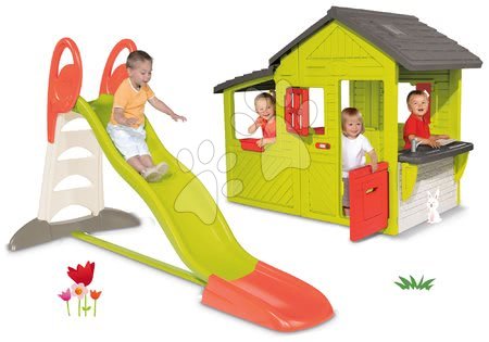 Rutschen mit Spielhaus - Rutschenset Toboggan XL Smoby mit Wasser Länge 230 cm - 32