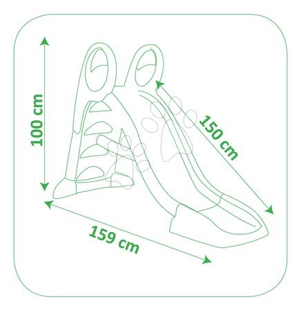 Toboggans pour enfants  - Toboggan KS Smoby de 150 cm de glissement - 3