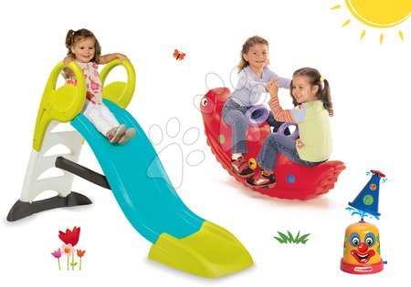 Scivoli con altalena - Set scivolo Toboggan KS Smoby con lunghezza di 150 cm - 23