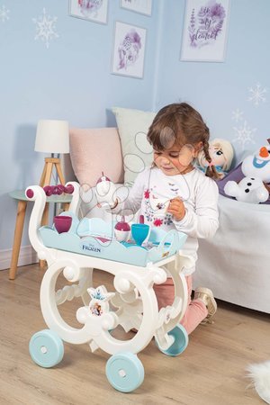 Nádobí a doplňky do kuchyňky - Servírovací vozík Frozen 2 Disney XL Tea Trolley Smoby - 7