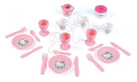 Játékkonyha kiegészítők és edények - Piknik kosár ebédkészlettel Hello Kitty Smoby - 2