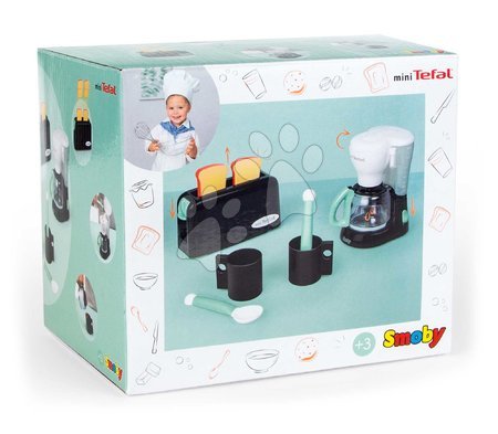 Elettrodomestici per la cucina - Set colazione con macchina da caffè e piastra waffel Tefal Smoby - 14