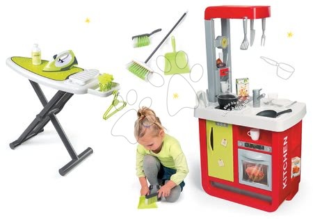 Spielküchensets - Set elektronische Küche Bon Appetit Red & Green Smoby - 28