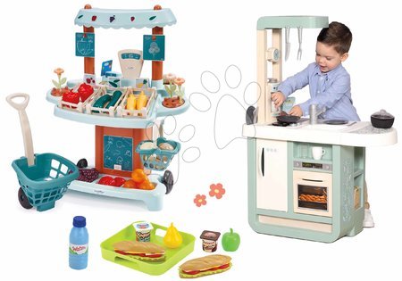 Od 3 do 6 let od výrobce Smoby - Set kuchyňka a Bio stánek Cherry Kitchen Smoby