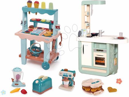 Smoby - Set kuchynka a zmrzlinový stánok Cherry Kitchen Smoby