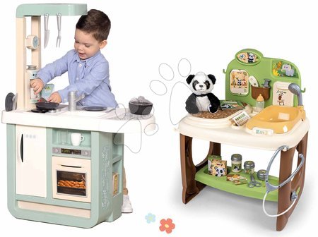  - Set kuchynka a zverolekárska ordinácia Cherry Kitchen Smoby