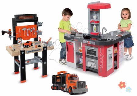 Sets de cuisine pour enfants - Set de cuisine et atelier de travail Tefal Studio XXL Smoby