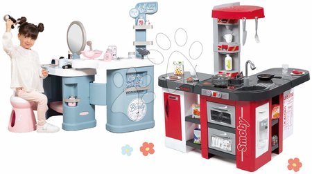 Play kitchen sets - Set kitchen and cosmetic table Tefal Studio XXL Smoby