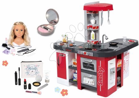 Mini Tefal - Set kuchynka a česacia hlava Tefal Studio XXL Smoby