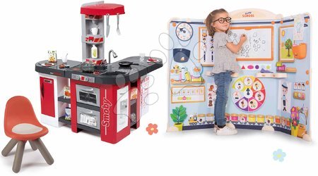 Mini Tefal - Set de cuisine et école pour les enfants d'âge préscolaire Tefal Studio XXL Smoby