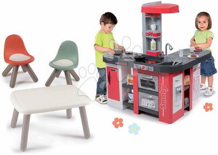 Play kitchens - Set kuchynka so stolíkom Tefal Studio XXL Smoby