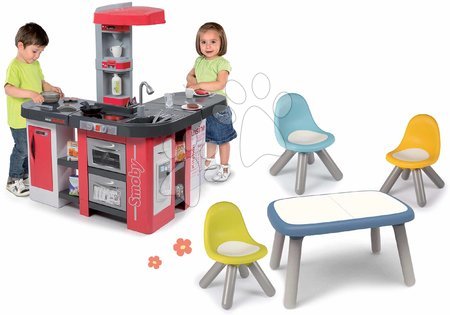 Play kitchen sets - Set kitchen with seating Tefal Studio XXL Smoby