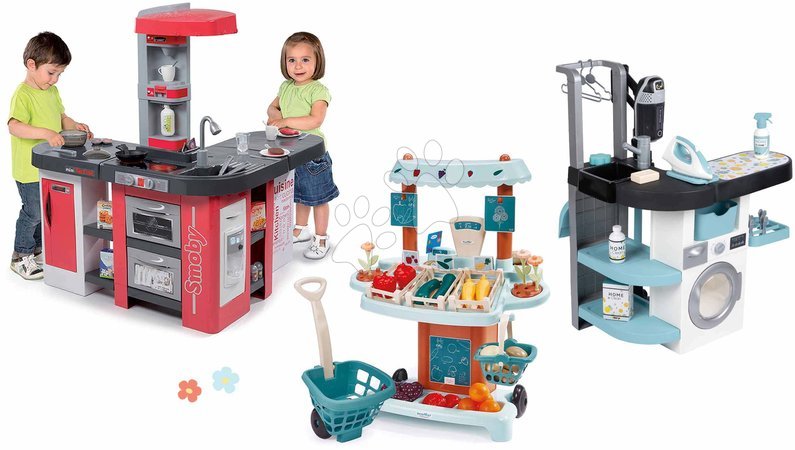 Sets de cuisine pour enfants - Set de cuisine et buanderie Tefal Studio XXL Smoby