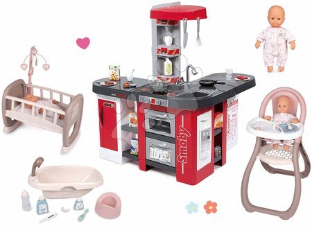 Mini Tefal - Set kuchynka a jedálenská stolička Tefal Studio XXL Smoby