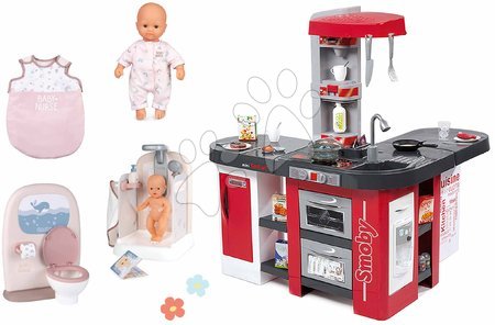 3 - 6 years - Set kitchen and bathroom with toilet Tefal Studio XXL Smoby