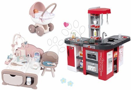 Play kitchen sets - Set kitchen and dollhouse Tefal Studio XXL Smoby