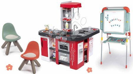 Sets de cuisine pour enfants - Set de cuisine et tableau à craie avec des magnets Tefal Studio XXL Smoby