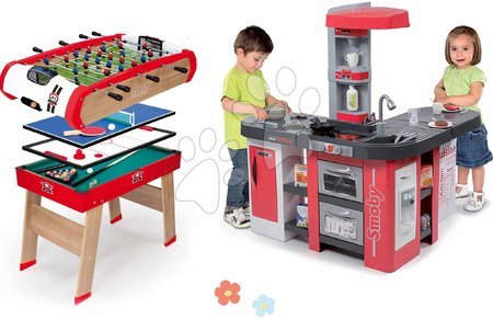 Sets de cuisine pour enfants - Set de cuisine et table de football Tefal Studio XXL Smoby