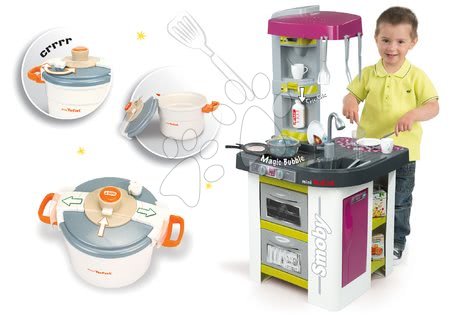 Bucătărie pentru copii seturi - Set bucătărie de jucărie Tefal Studio BBQ Bule Smoby - 20