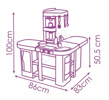 Pečovatelské centrum pro panenky - Set domeček pro panenku Violette Baby Nurse Large Doll's Play Center Smoby - 21